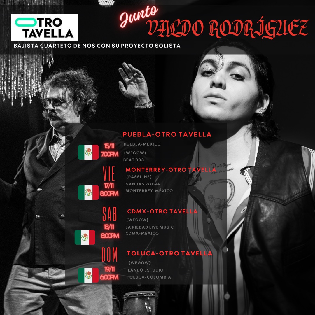 Santiago Tavella de gira en México